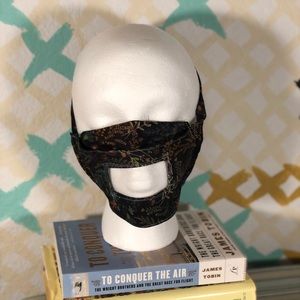 Face Mask with Plastic Panel for Deaf/Hearing Loss